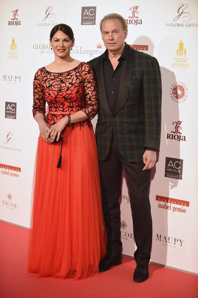 Bertín Osborne y Fabiola Martínez en la Gala Global Gift 2016