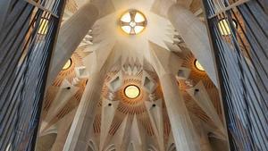 La Sala Creuer, a la torre de Jesús de la Sagrada Família, ahir.  | FERRAN NADEU