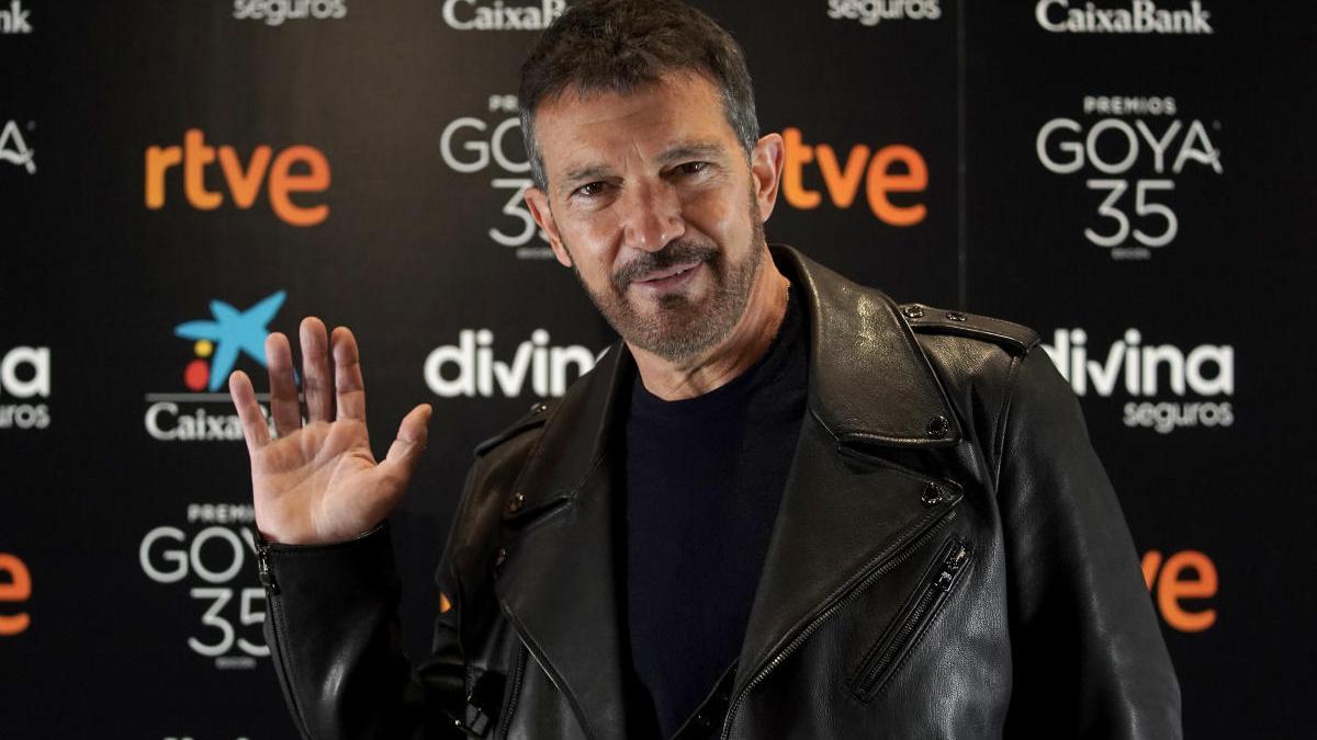 Antonio Banderas en la presentación de la gala de los Goya.