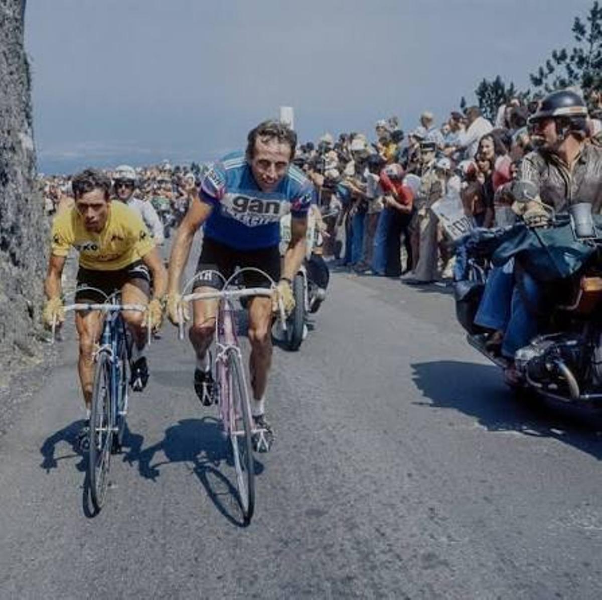 Van Impe y Zoetemelk, en uno de sus duelos en la montaña.