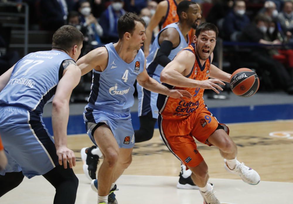 Zenit - Valencia Basket, en imágenes