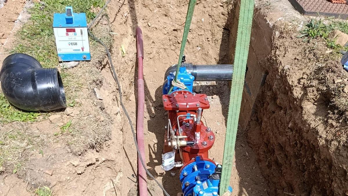 Instal·lació d'una vàlvula reguladora de pressió a Tossa de Mar