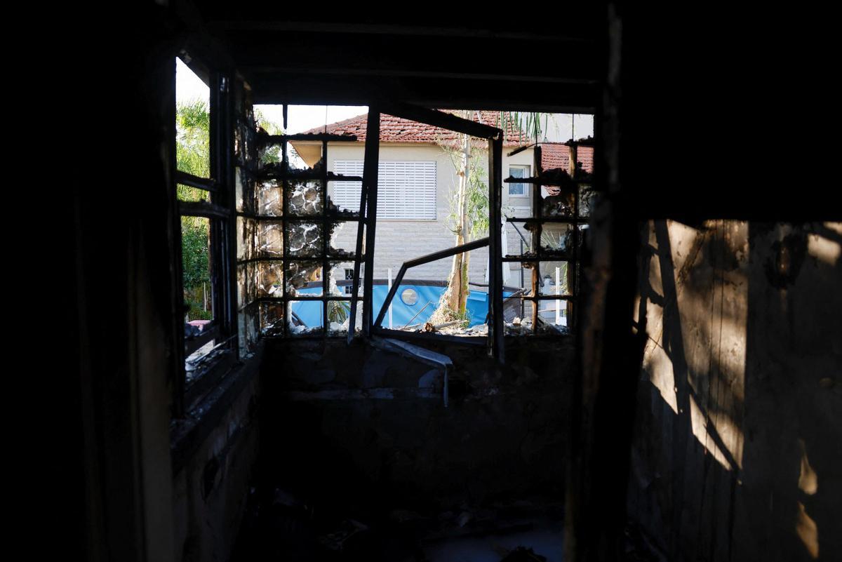 Ataque procedente de la Franja de Gaza en Ashkelon, Israel.