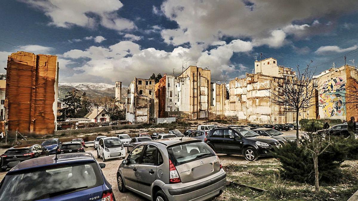 El Partidor es una de las zonas más degradadas del casco antiguo de Alcoy. | JUANI RUZ