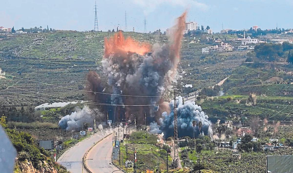 Ataque israelí al sur de Líbano