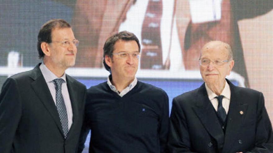 Rajoy en el homenaje a Fraga.