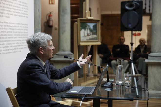 La Casa Natal de Jovellanos de Gijón incorpora a su exposición el lienzo "Domingo en Somió", de Martínez Abades: en imágenes