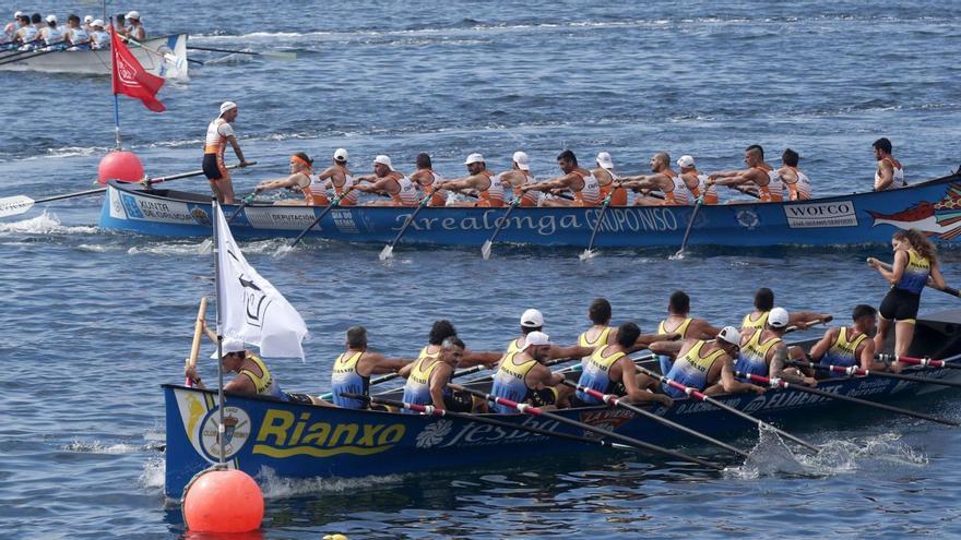 La regata para enmarcar de Bueu en casa