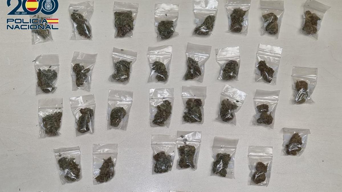 Droga incautada.