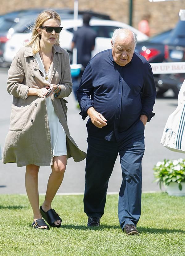 Marta Ortega y su padre, Amancio Ortega