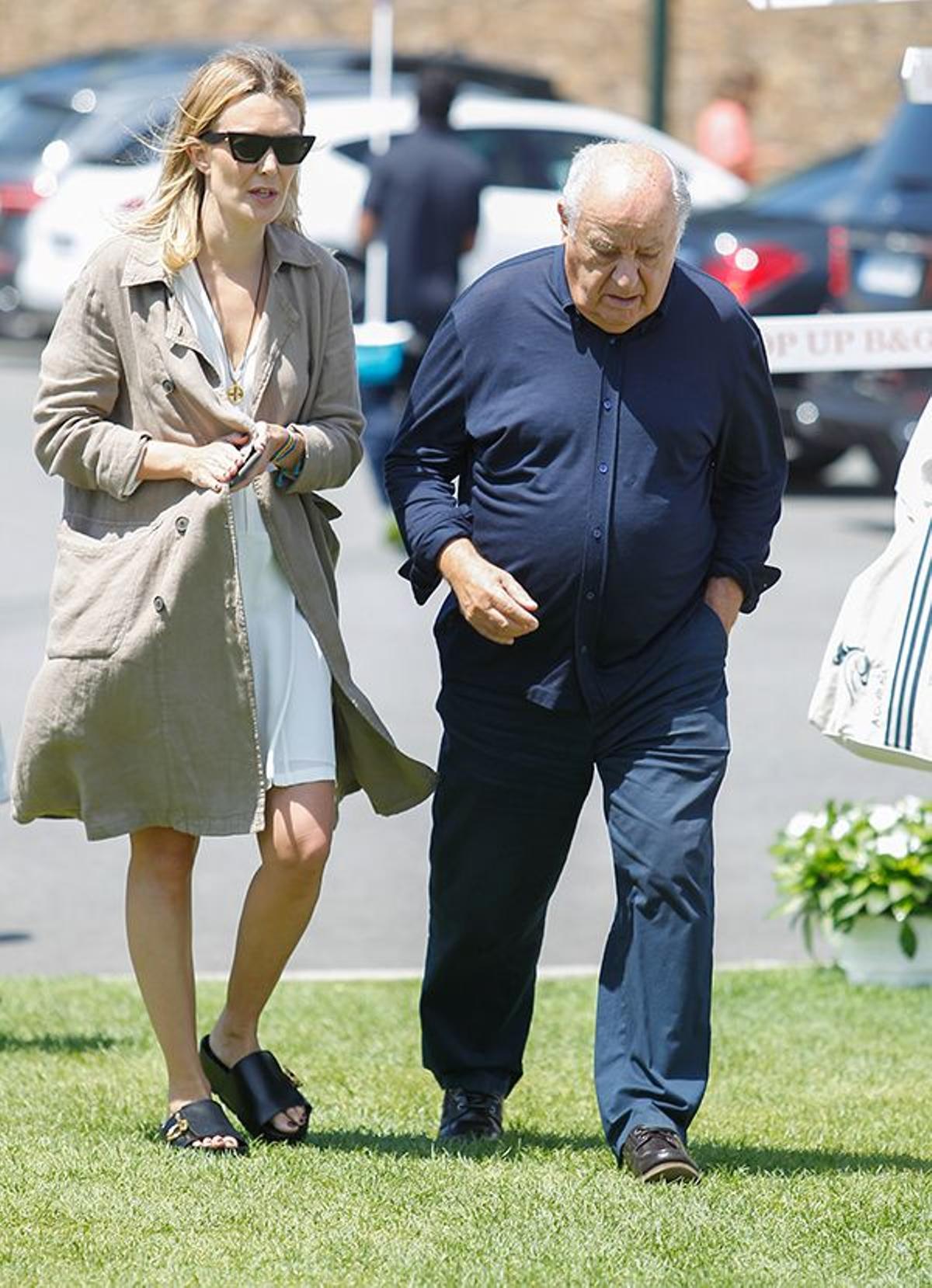 Marta Ortega y su padre, Amancio Ortega