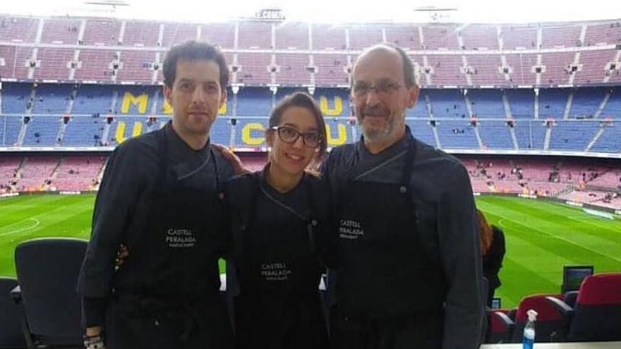 El xef del restaurant del Castell de Peralada cuina pel Barça