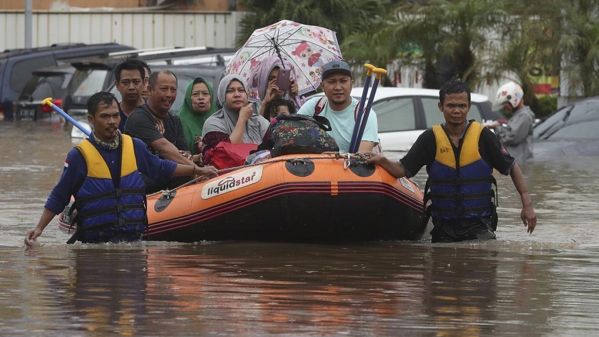 Imagen de archivo de una inundación.