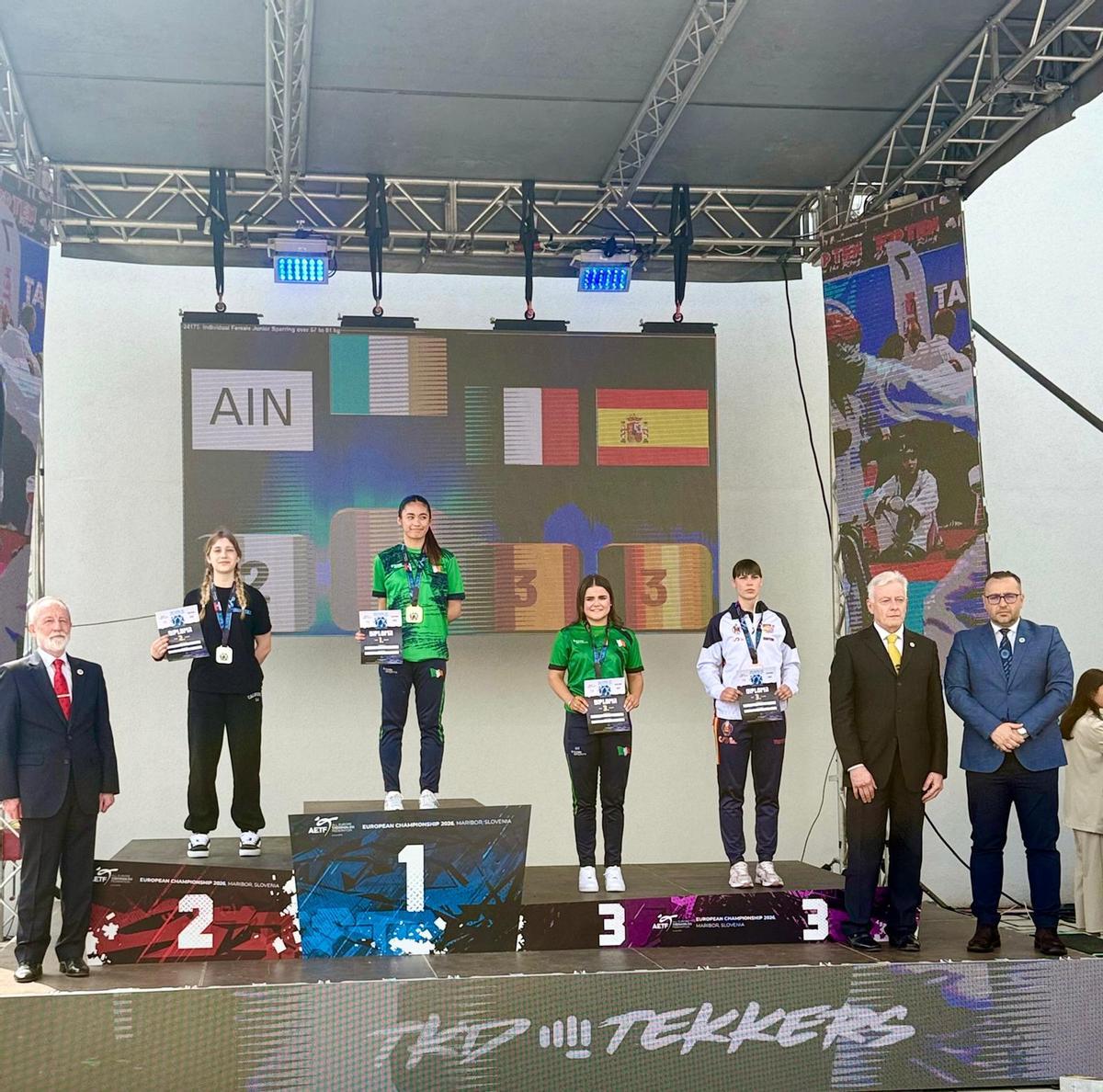 Daniela Jurado consigue el bronce em el europe disputado en Maribor.