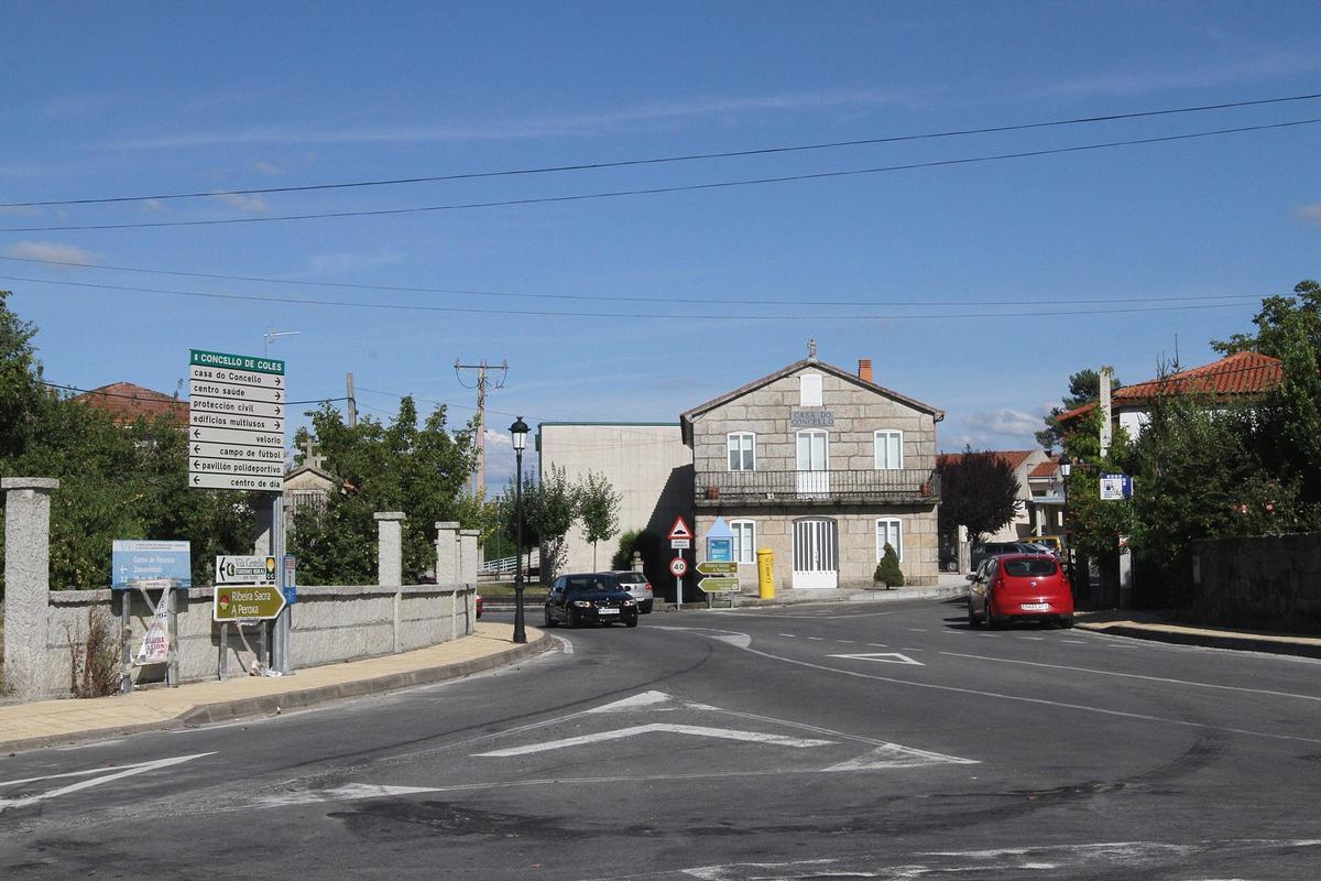 Una vista del concello de Coles