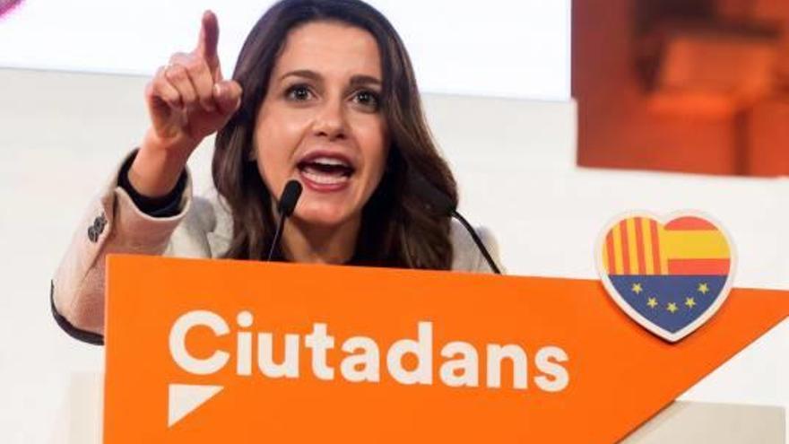 La candidata de Ciutadans, Inés Arrimadas