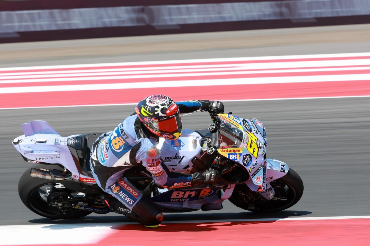 Fermín Aldeguer, en el Gran Premio de Indonesa