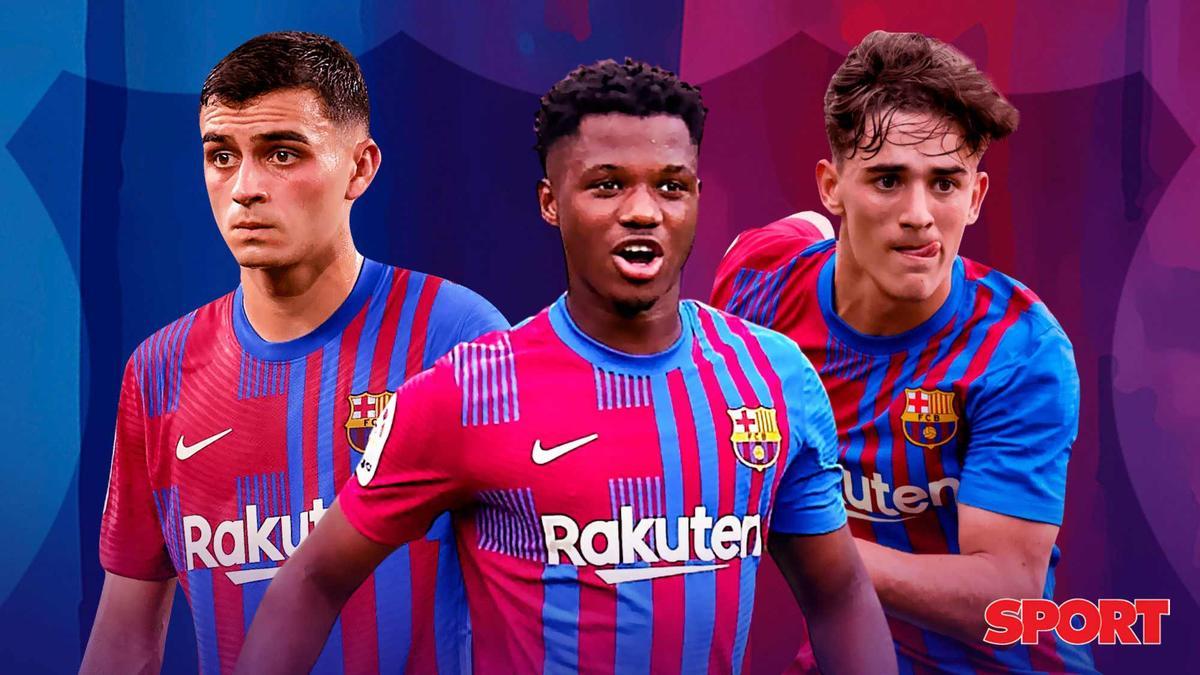 Pedri, Gavi y Ansu, el futuro del Barça