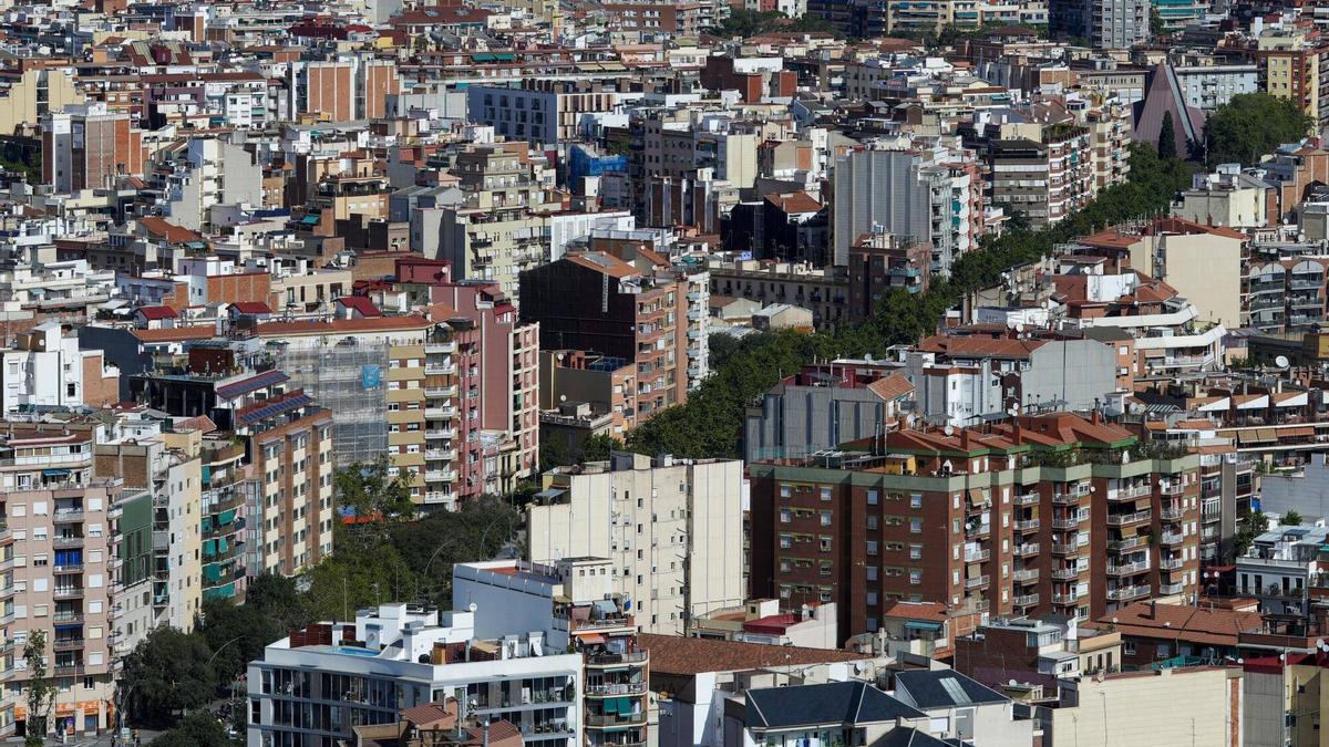 Vistas de Barcelona desde la torre Glories