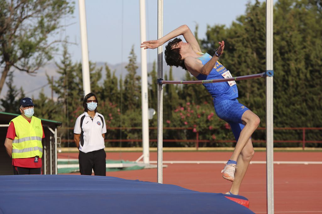 Campeonato regional de atletismo. Primera jornada