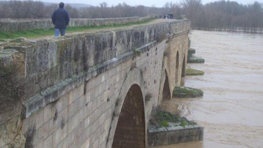 Imagen del puente de piedra de la ciudad.