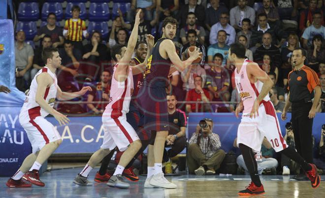 FC Barcelona, 63 - Olympiacos, 76