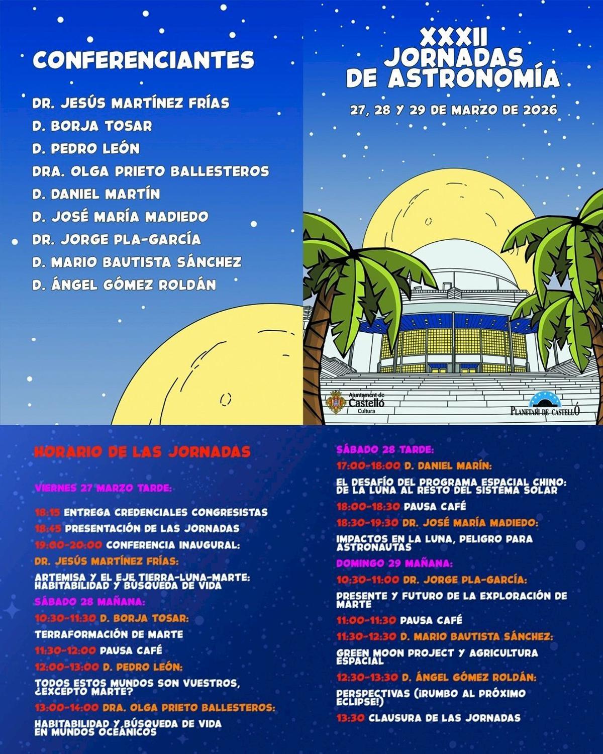 XXXII Jornadas de Astronomía.