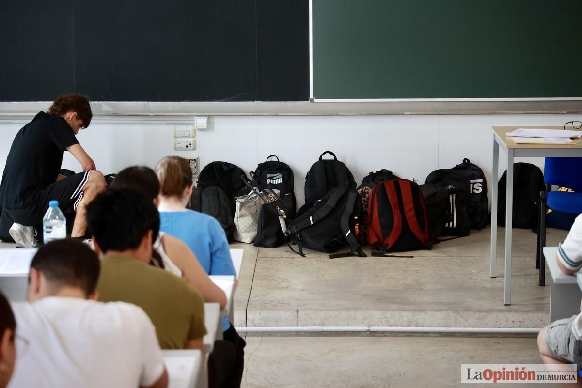 Primera jornada de la PAU en el campus de Espinardo