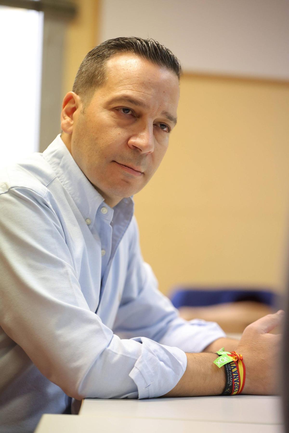 Óscar Fernández, candidato de Vox a la Presidencia de la Junta.