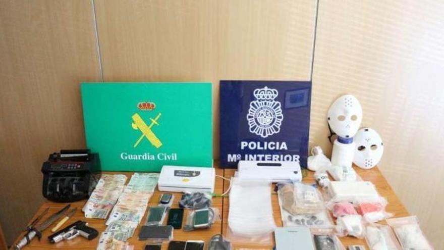 Efectos intervenidos en la operación &#039;Trote-Cartafol&#039;.