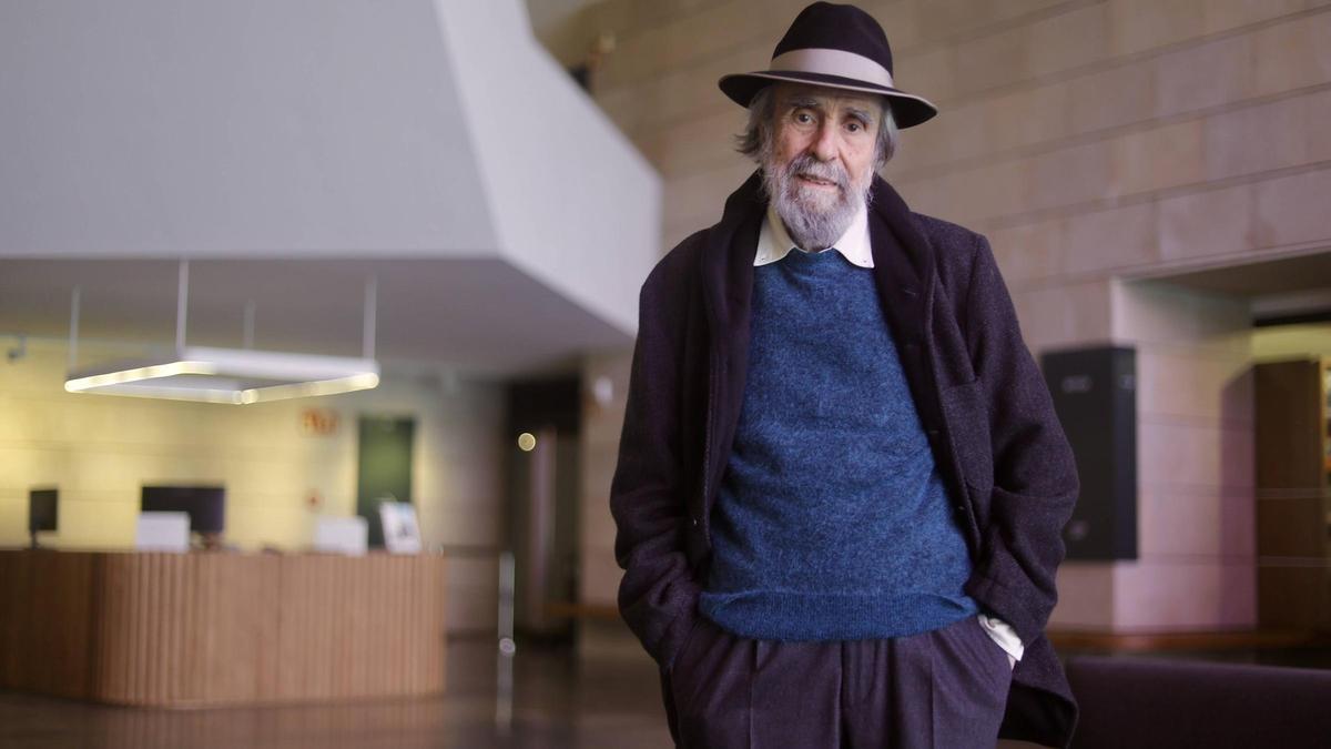 Isidoro Valcárcel, en su reciente visita al IVAM.