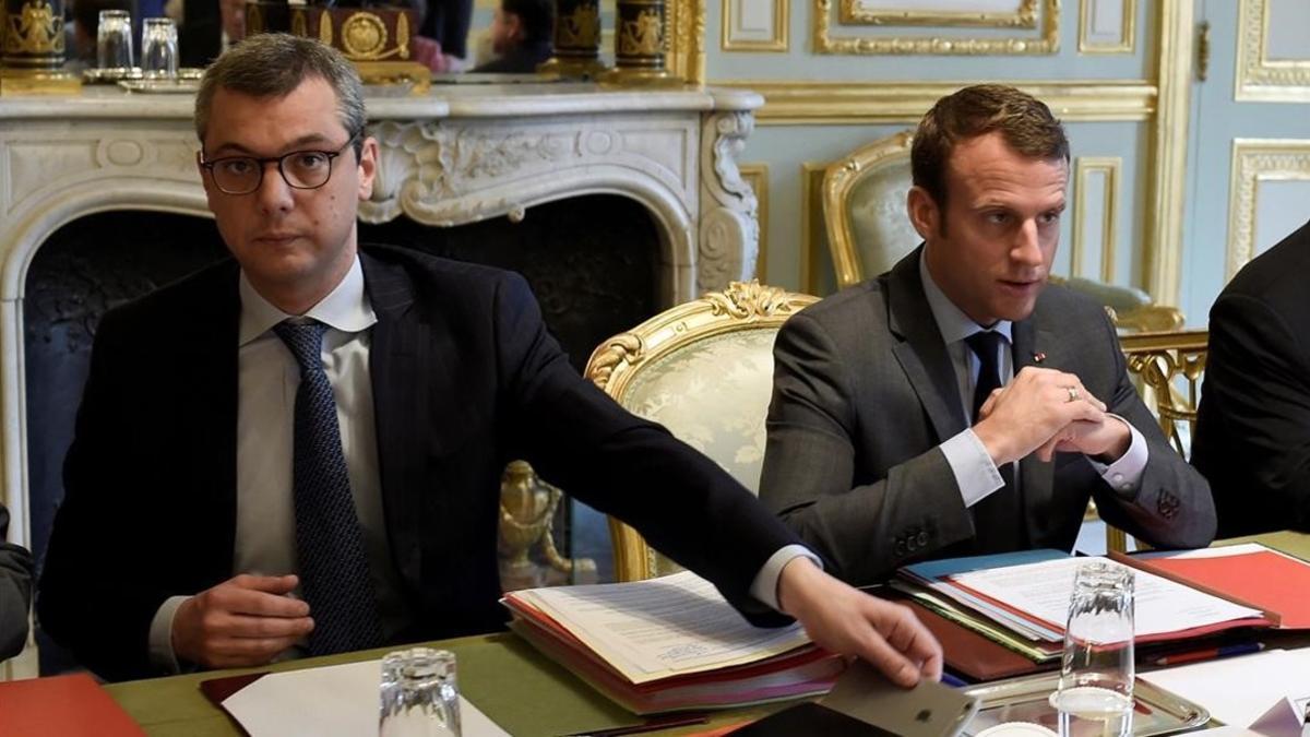 zentauroepp43609379 file photo  french president emmanuel macron and secretary g180604135145