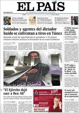 ’El País’ ressalta a més que els magistrats del Tribunal Constitucional obren consultes per elegir president; que la indústria de l’automòbil reviu després de perdre 19.000 llocs de treball en tres anys, que el Govern de Zapatero aconsegueix el seu millor resultat en la lluita contra el frau, i que el projecte universitari europeu de Bolonya xoca contra la crisi econòmica.
