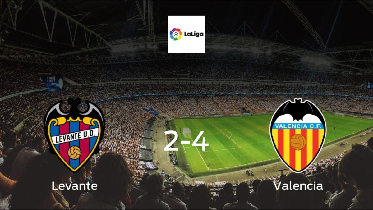 Valencia earned hard-fought win over Levante 2-4 at Ciudad de Valencia
