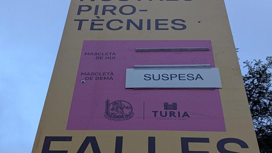 Valencia suspende las clases y las mascletaes hasta el miércoles incluido por las lluvias