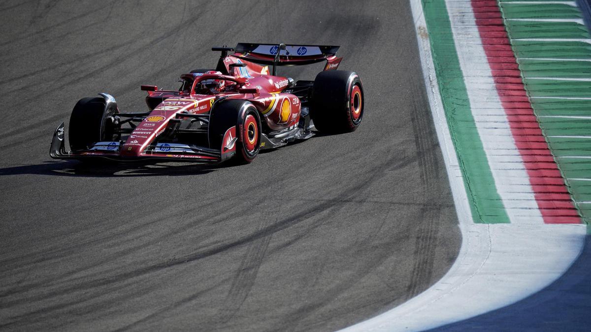 Sesión de prácticas en el GP de Emilia Romagna de 2024.