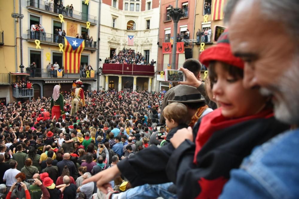 Inici de la Patum 2018 a la plaça de Sant Pere