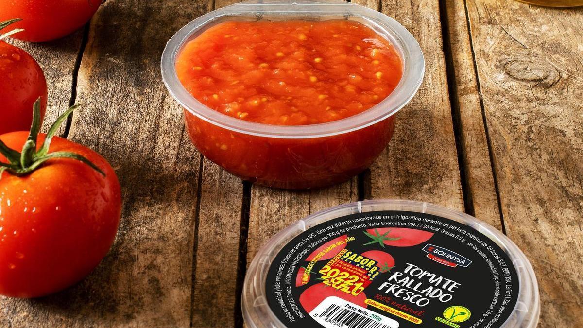 El tomate fresco rallado es el producto «estrella» de la marca.