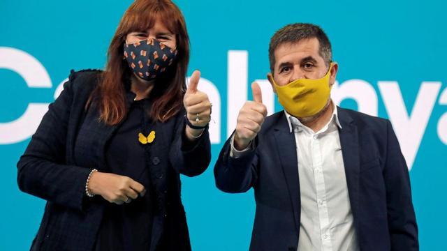 Laura Borràs y Jordi Sànchez