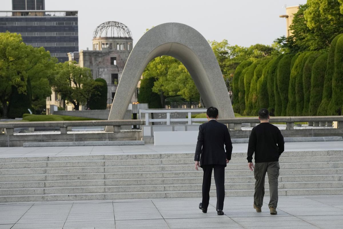 Zelenskiy en  la cumbre de líderes del Grupo de los Siete (G-7) en Hiroshima