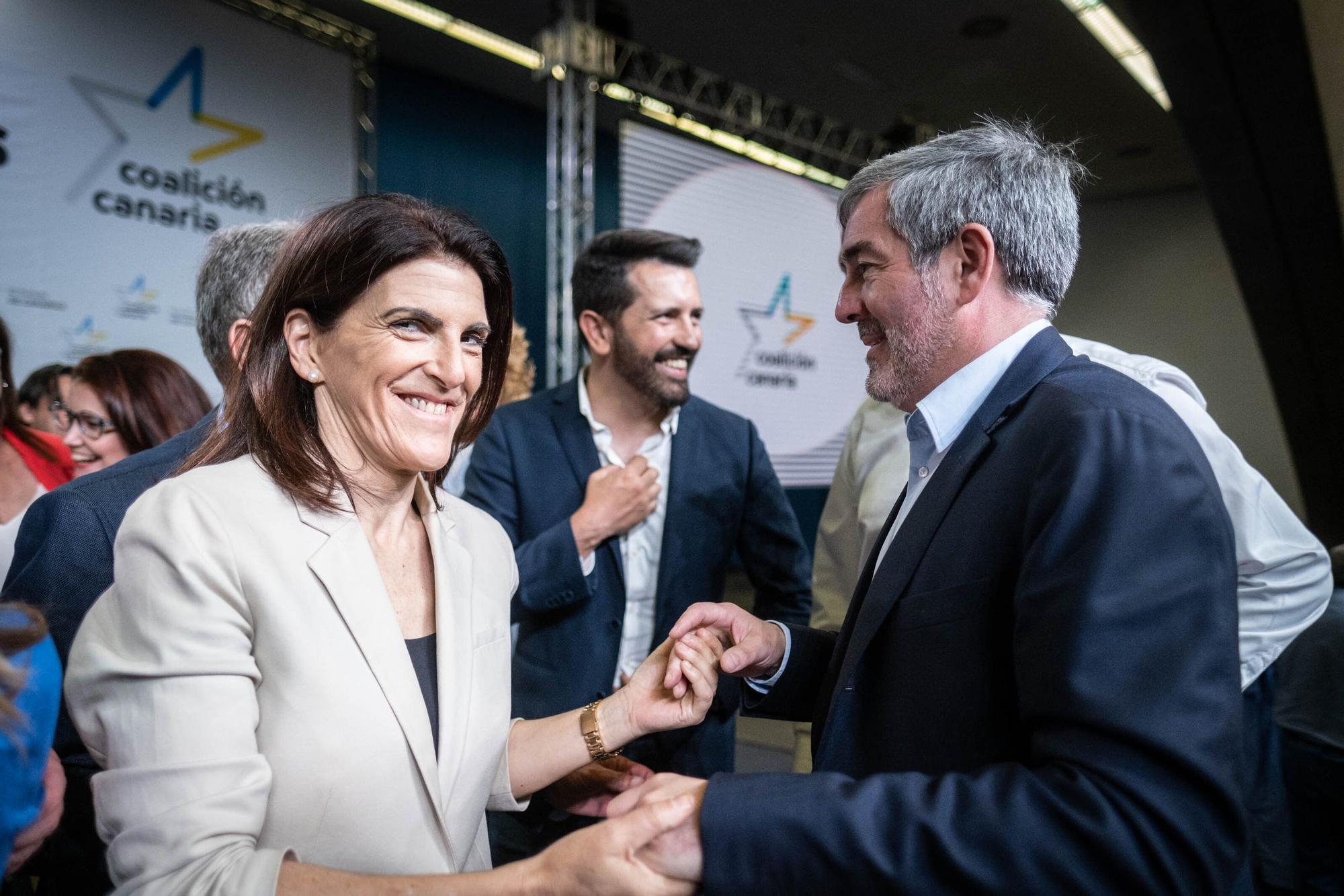 Candidaturas de Coalición Canaria en Tenerife.