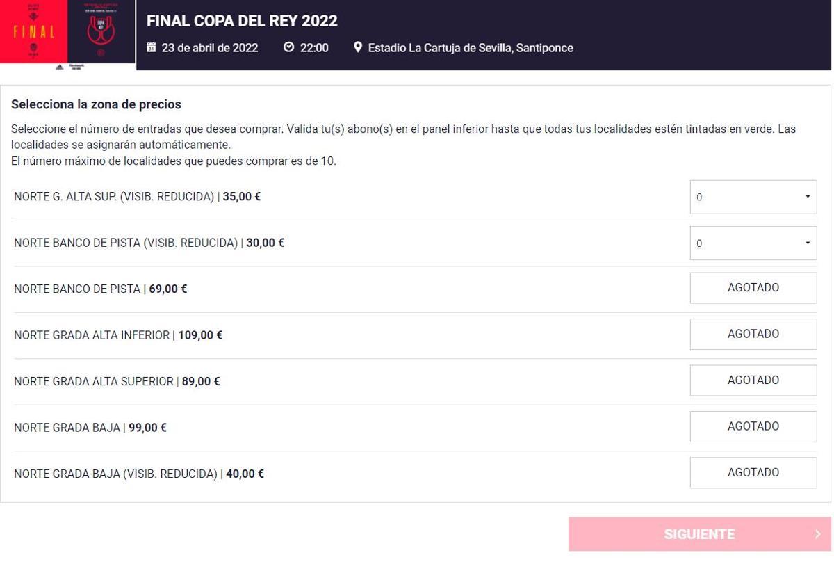 Final de Copa del Rey 2022: ¿Qué tipo de entradas quedan disponibles?