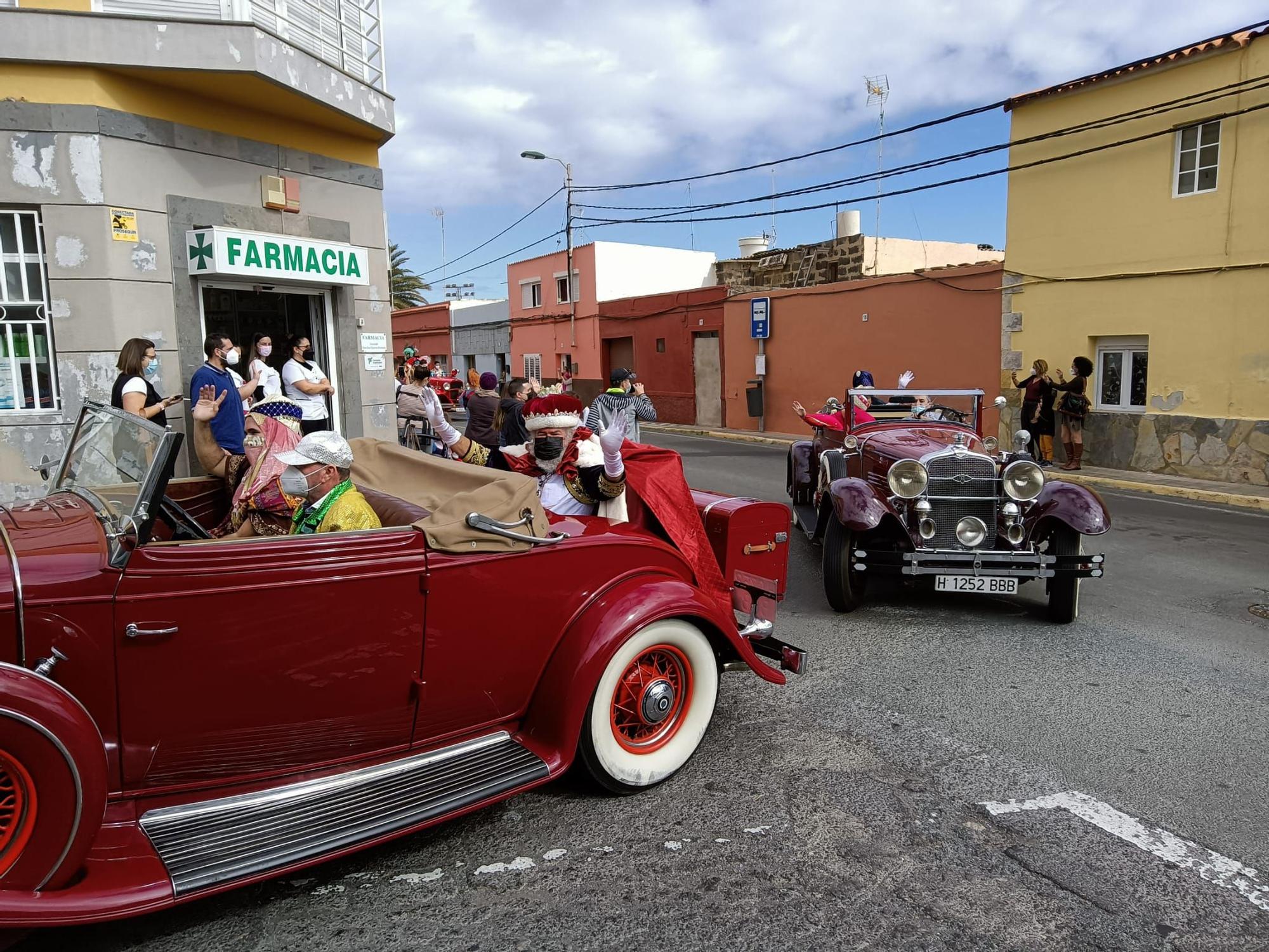 Los Reyes Magos recorren Melenara y Ojos de Garza