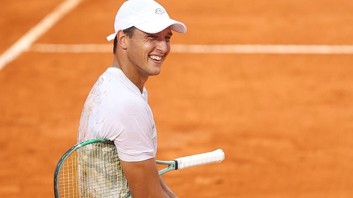 El tenista italiano Luciano Darderi.