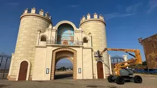 El ferial pacense se prepara para acoger un año más la feria de San Juan