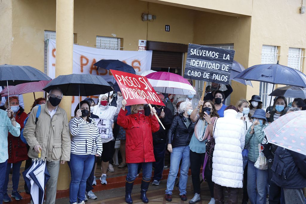 Impiden el desalojo de la vivienda de un jubilado en Cabo de Palos