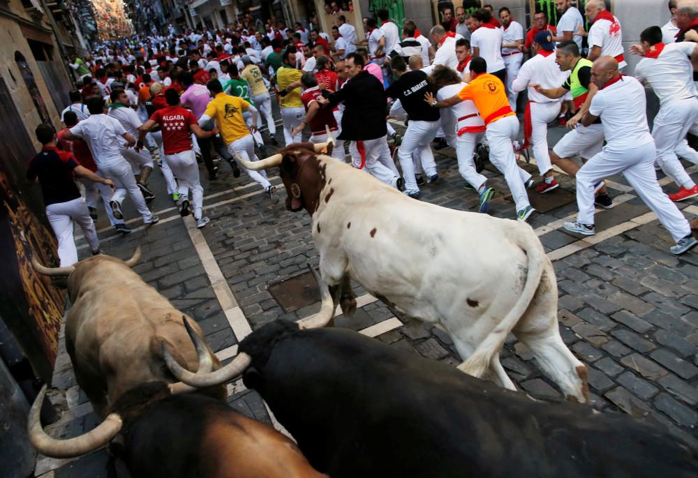 Sexto encierro de los Sanfermines 2019