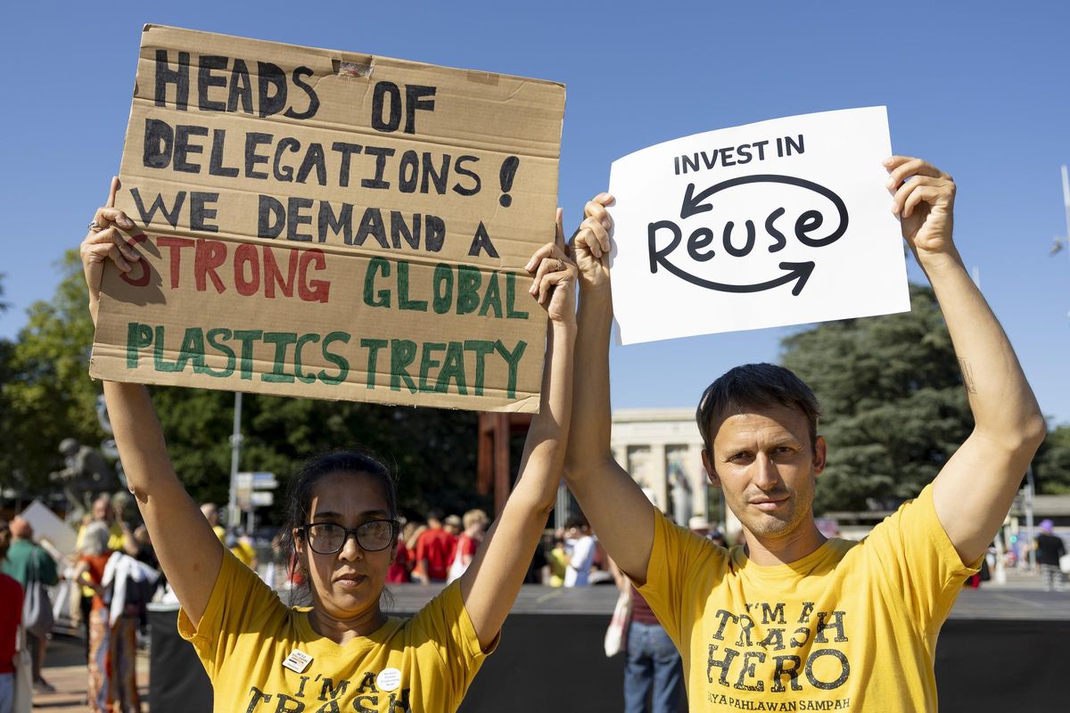 Greenpeace pide un tratado fuerte contra los plásticos en víspera de crucial negociación