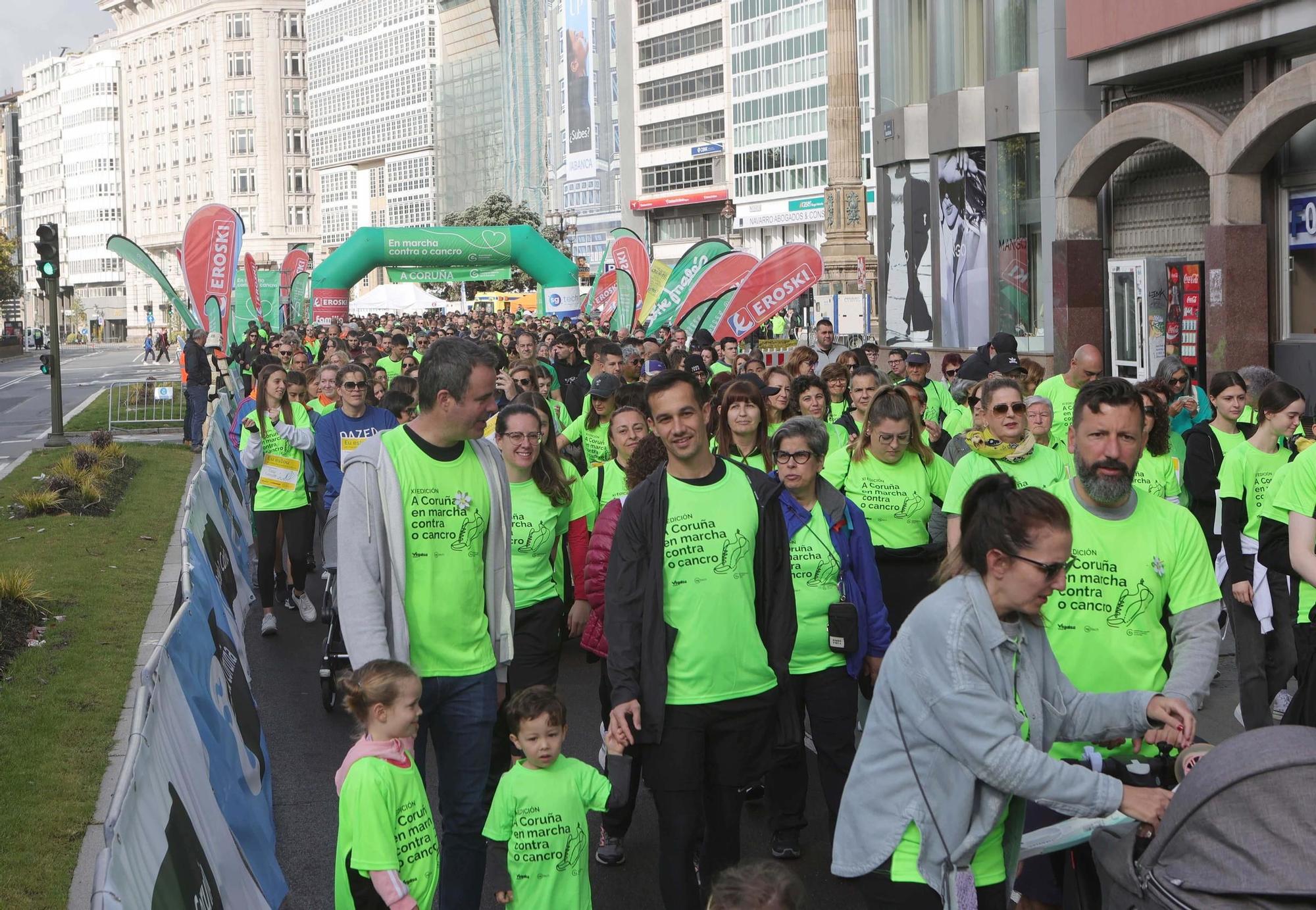 XI Andaina solidaria: A Coruña en marcha contra el cáncer