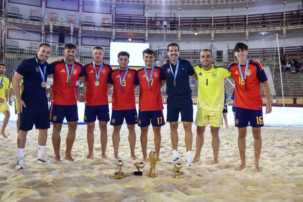 Jugadores regionales de la selección española masculina de Fútbol Playa.